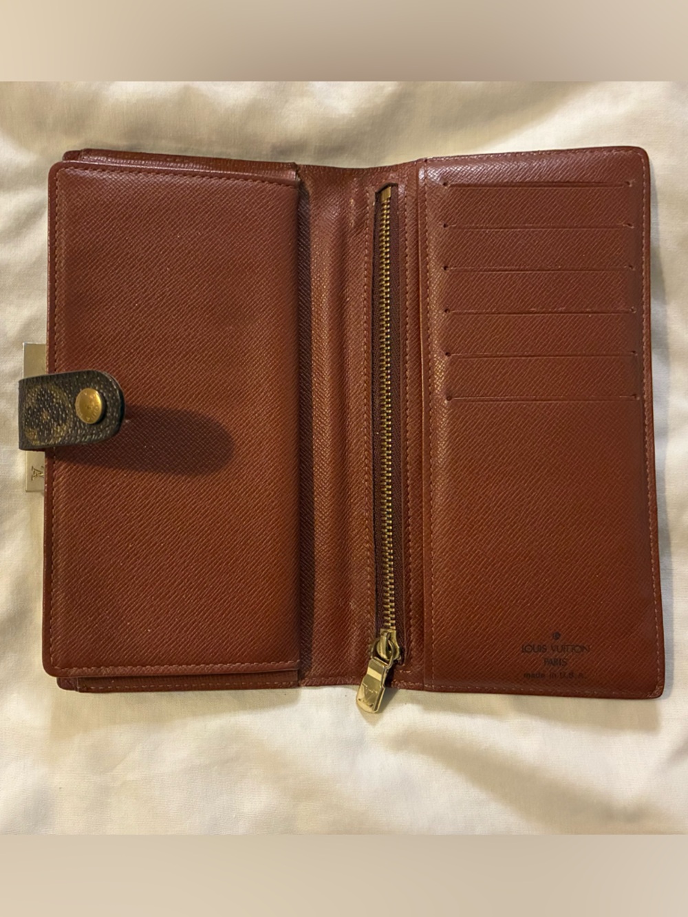RARE Louis Vuitton Monogram Kisslock Long Wallet - Picture 6 of 9